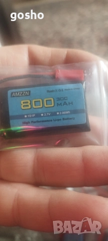 3.7V 800mAh 30C батерии за Дрон индр, снимка 4 - Дронове и аксесоари - 53899193