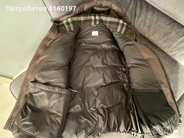 Продавам оригинало пухено яке Burberry, снимка 5 - Якета - 53002759