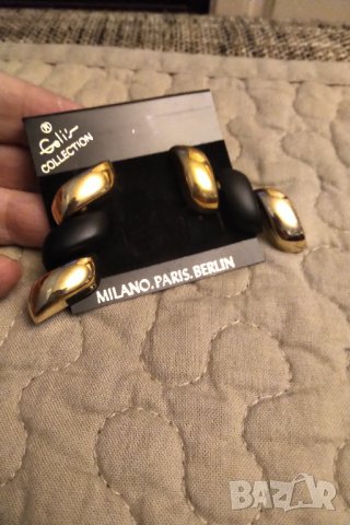 намалени Маркови позлатени обеци, снимка 2 - Обеци - 35010479