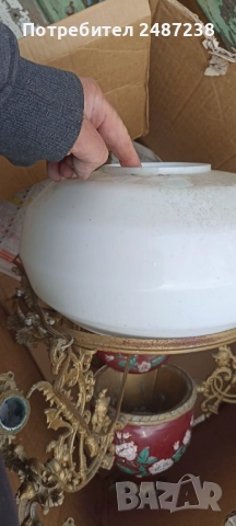 Стар кахлен газов полюлей , снимка 8 - Други ценни предмети - 52052143