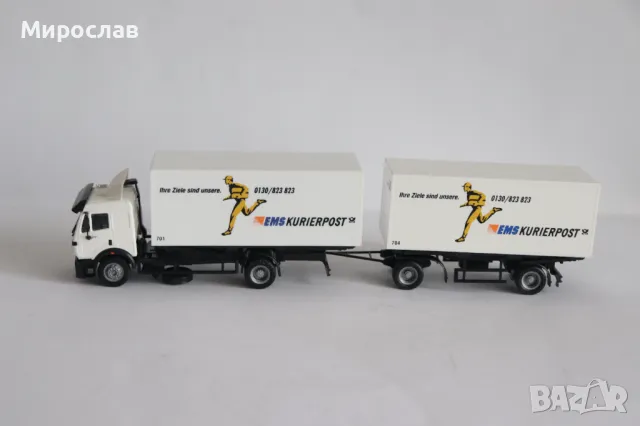 HERPA H0 1/87 MERCEDES BENZ КАМИОН МОДЕЛ ТИР