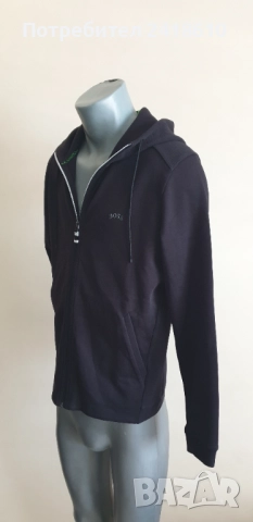 Hugo Boss Saggy Curved Full Zip Hoodie Mens Size M НОВО! ОРИГИНАЛ! Мъжка Качулка с цял цип!, снимка 7 - Спортни дрехи, екипи - 51593877