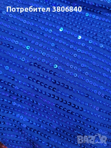 Нова рокля с етикет за празниците с пайети, снимка 5 - Рокли - 52540259