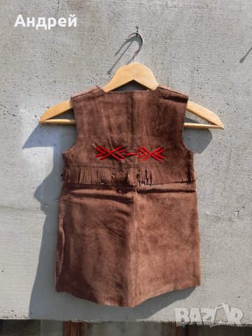 Стар детски кожен сукман, снимка 4 - Други ценни предмети - 40877035