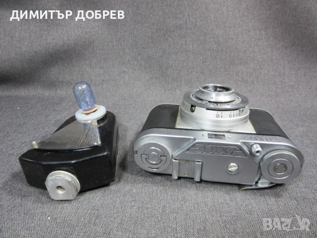 СТАР РЕТРО ФОТОАПАРАТ WIRGIN EDIXA СЪС СВЕТКАВИЦА, снимка 6 - Антикварни и старинни предмети - 54157283