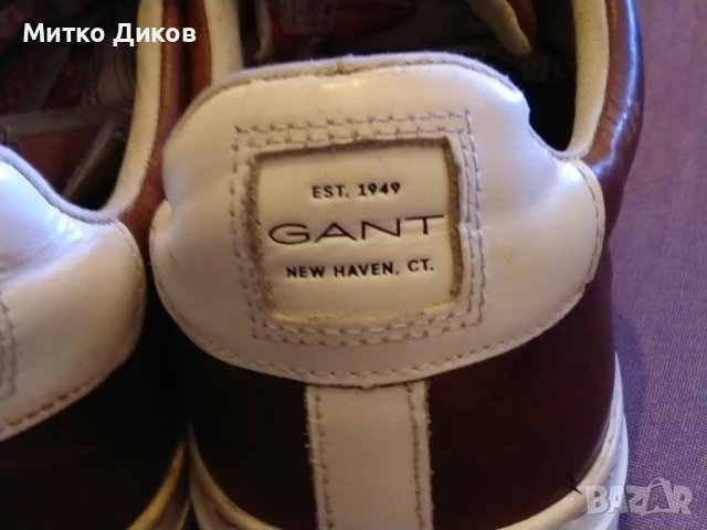 Gant модел Mc Julien маркови маратонки №45 UK 10 US 11 стелка 299мм отлични ест.кожа, снимка 8 - Маратонки - 51007605