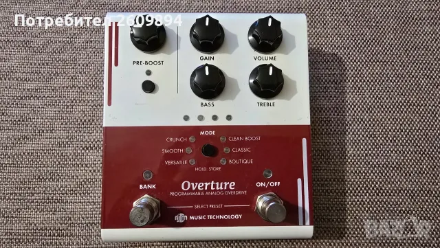 RJM Overture Overdrive - програмируем аналогов овердрайв/ MIDI