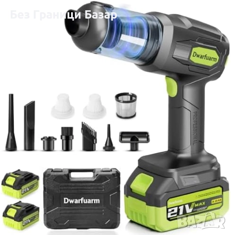 Нова Мощна безжична 4 в 1 прахосмукачка за кола дом със силно засмукване