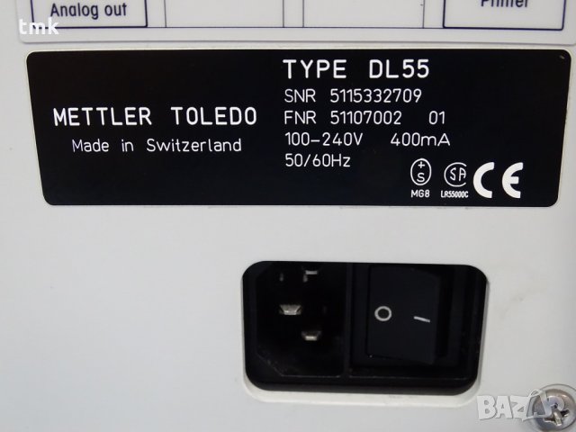 титратор Mettler Toledo  DL 55 Titrator, снимка 7 - Други машини и части - 34231028