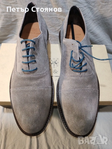 Мъжъки обувки от естествен велур Ortiz&Reed №45, снимка 4 - Ежедневни обувки - 54215919