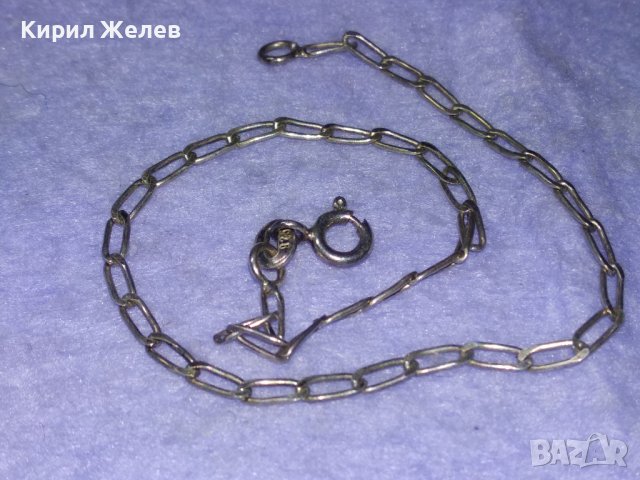 ФИНА СРЕБЪРНА ГРИВНА СРЕБРО 925 КЛАСИЧЕСКА РЕТРО ПЛЕТКА РЪЧНА ИЗРАБОТКА 31358