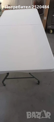 Сгъваема маса за кетъринг, градина, къмпинг 180/73см! Чисто нова! ТОП Цена 109лв/55,73€, снимка 11 - Маси - 33442665