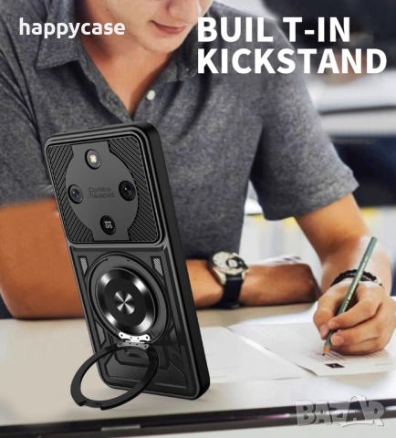 Honor Magic 8 Lite / RUGGED MAGSAFE Удароустойчив кейс калъф гръб с пръстен, снимка 5 - Калъфи, кейсове - 52842582