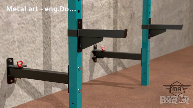 Стойка за клек - сгъваема /Squat rack - foldable/, снимка 7 - Фитнес уреди - 31498850