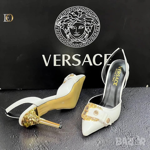 обувки на ток versace, снимка 7 - Дамски обувки на ток - 51355525