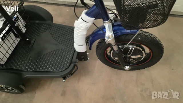 Електрическа триколка с равна платформа и лед осветление, снимка 13 - Мотоциклети и мототехника - 42532310