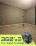 LG-3D лазерен нивелир, самонивелиращ се 3x360°, 3D лазер с кръстосана линия,зелен лъч 2 батерии НОВ, снимка 7