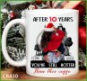 Чаша с календар 2024,за Коледа,персонализирани,с Ваша снимка и надпис