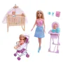 Кукла майка с 3 деца и много аксесоари S_1245719, снимка 2