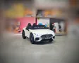 ТОП ЦЕНА!НОВО!Акумулаторна кола Mercedes SL63 AMG с 12V батерия,EVA гуми,кожена седалка, снимка 1