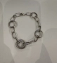 Дамска сребърна гривна, снимка 1