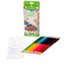 2386 Цветни моливи за рисуване ДУО 12/24 цвята, снимка 1