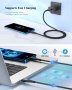 2 броя Aioneus USB C кабел 3A , за бързо зареждане 1,8 м, плетена оплетка, снимка 5