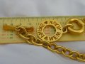 Позлатена сребърна гривна, снимка 2