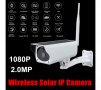 Соларна безжична WIFI IP камера 1080P HD, Водоустойчива система за видеонаблюдение , снимка 5
