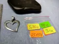 СТИЛЕН РОМАНТИЧЕН СРЕБЪРЕН МЕДАЛЬОН СЪРЧИЦЕ СРЕБРО 925 ПРОБА АРТ ПЕНДАНТ ВИСУЛКА 25154, снимка 3