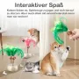 Нова Интерактивна играчка за котка с пера и автоматично движение игра, снимка 4