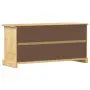 vidaXL Шкаф за обувки "Corona" 99x32x47 см бор масив, снимка 5