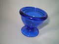 Винтидж Кобалтово синьо стъкло Чаша за измиване на очите, снимка 1 - Други ценни предмети - 44363790