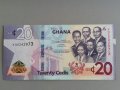 Банкнота - Гана - 20 седи UNC | 2017г., снимка 1 - Нумизматика и бонистика - 42132028