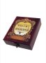 Изискан подарък за юбилей - кутия с вино аксесоари с пожелание на кутията, снимка 2