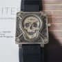 Мъжки часовник Bell & Ross Skull Burn Limited Edition с кварцов механизъм, снимка 1