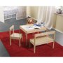 Детски Макси сет маса, пейка и 2 стола, снимка 1 - Мебели за детската стая - 39425250