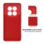 Силиконов кейс bSmart Silicone Soft Cover, За Xiaomi Redmi Note 14 Pro 4G, Червен, снимка 2