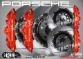 PORSCHE надписи за капаци на спирачни апарати, снимка 5