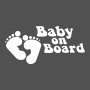 Стикери бебе в колата - Baby on board, снимка 2