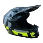 Кросова каска, За мотор, Атв и велосипед, S и M размер, Черен с неон и графит, снимка 1