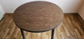 Кръгла дървена маса, снимка 3