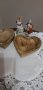 Дървени  купички сърца, снимка 1 - Декорация за дома - 44489776