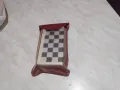 Малък магнитен шах от соца нов в кальвче 13х13см, снимка 4
