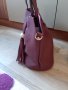 Дамска чанта + боти цвят бордо, снимка 3