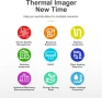 Термокамера от ново поколение Термовизионен NF-526E 256X192, инфрачервен температурен измервател, снимка 2