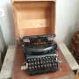 Преносима немска пишеща машина от 1910 г. Adler модел №7, снимка 11