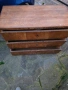 Стар дървен скрин,масив., снимка 3