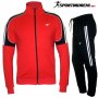 Мъжки спортен екип REDICS 210133, червен с черно, памук и ликра, снимка 1 - Спортни дрехи, екипи - 35648005