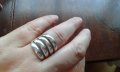 Дам.сребърни пръстени, снимка 2